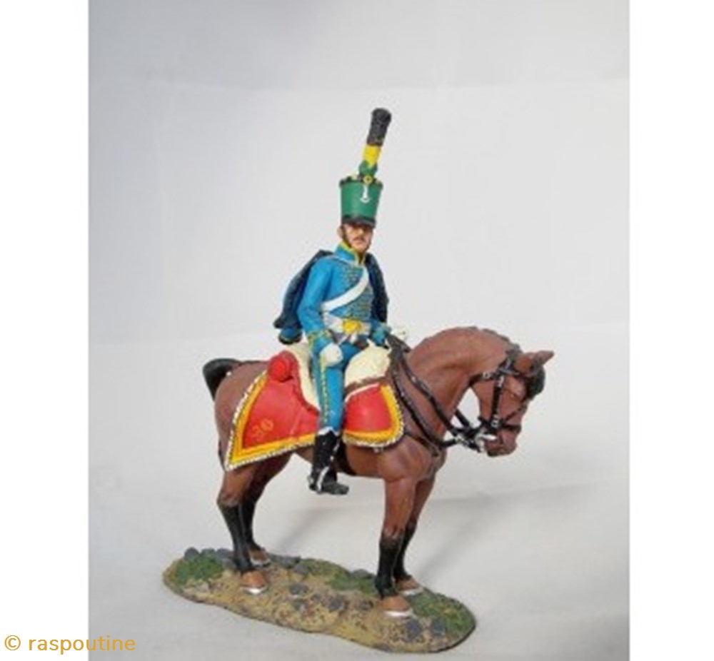 Hussard Hongrois 1809 figurines historiques epoque napoleonienne hussard hongrois 1809