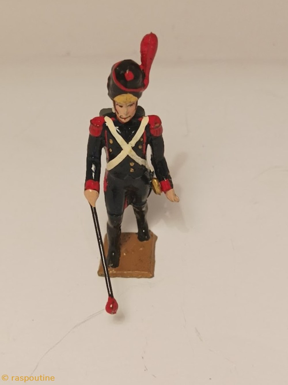 Artilleur de la garde avec boutefeu (mèche) figurines historique epoque napoleonienne artilleur de la garde avec boutefeu meche