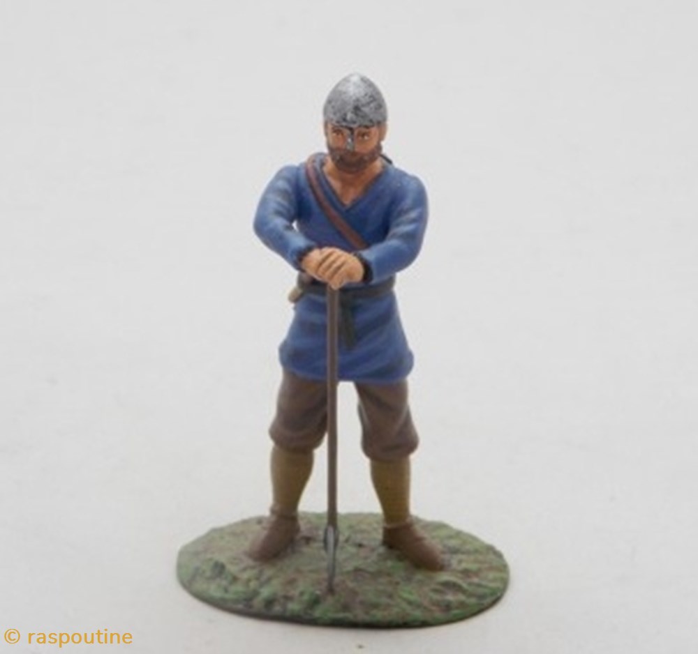 Homme a pied anglais XIe siècle figurines historique moyen age homme a pied anglais xie siecle