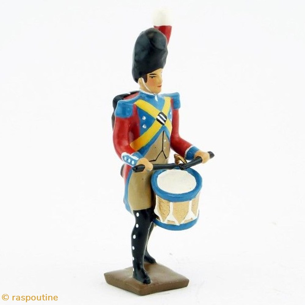 Tambour des gendarmes d'élite à pied (1804), pantalon ventre de biche figurines historique epoque napoleonienne tambour des gendarmes elite a pied 1804 pantalon ventre de biche
