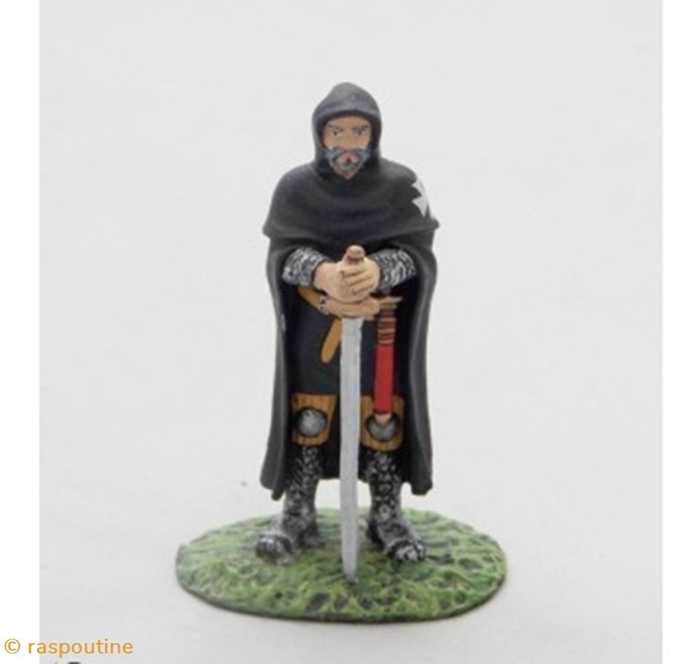 Chevalier de l'Ordre des Hospitaliers XIIIe siècle figurines historique moyen age chevalier de ordre des hospitaliers xiiie siecle