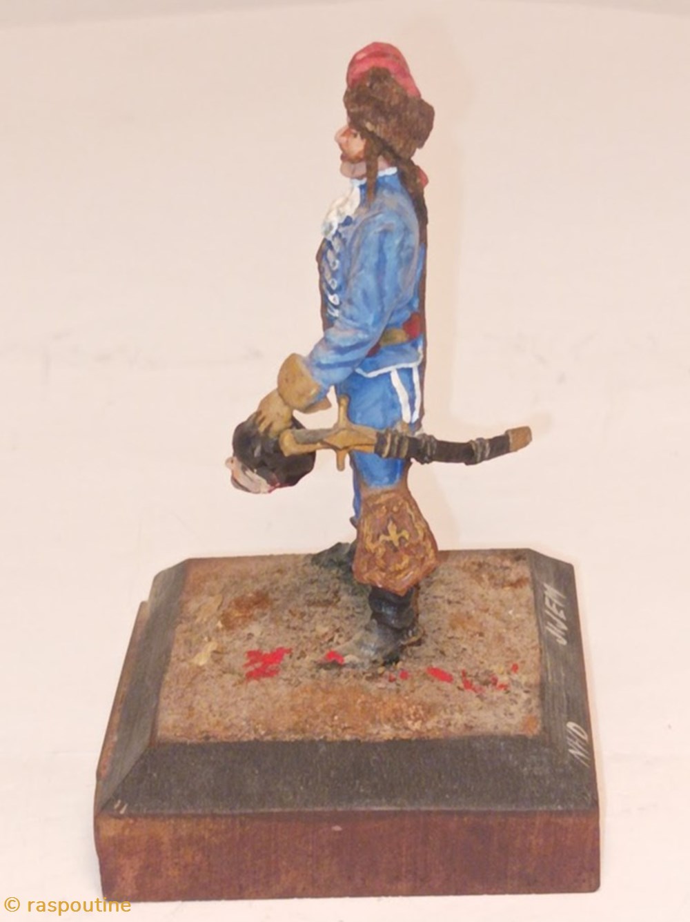Hussard royal 1707 2 figurines historique hussard royal 1707