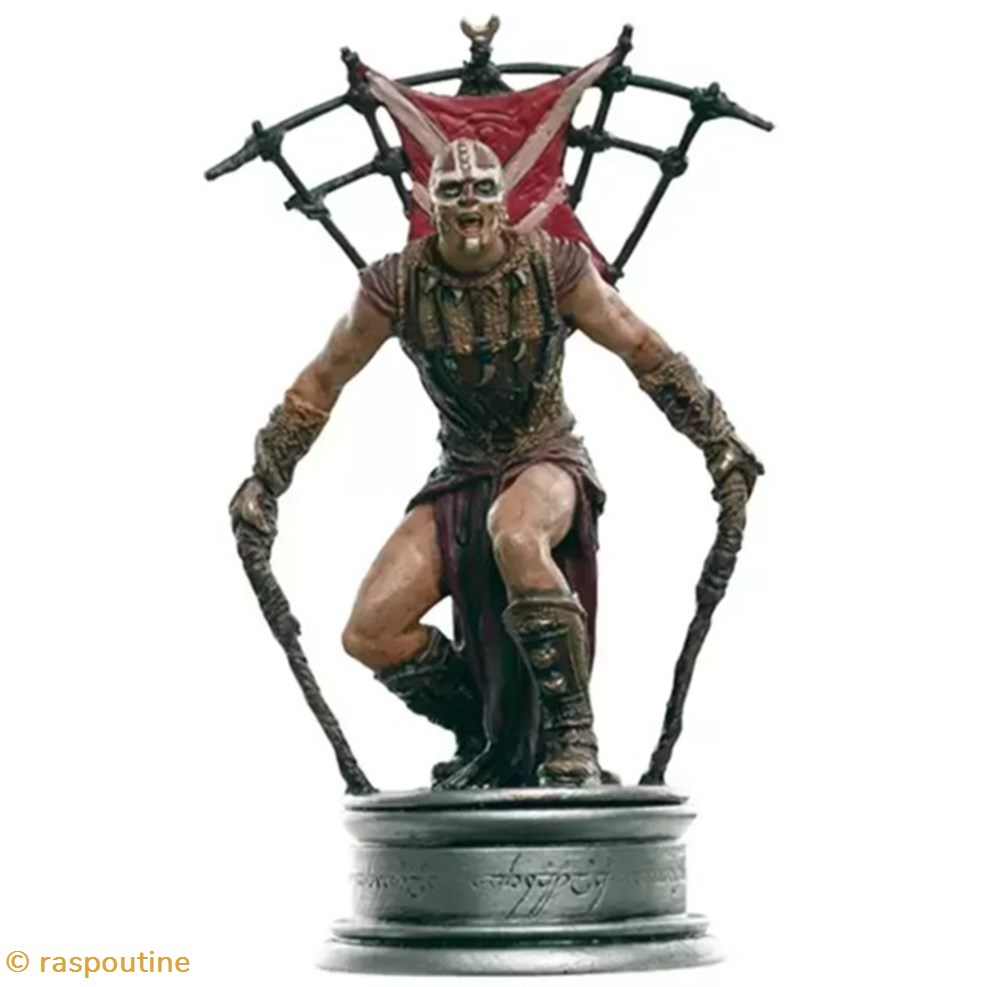 figurines jeux de plateaux seigneur des anneaux maitre haradrim pion noir