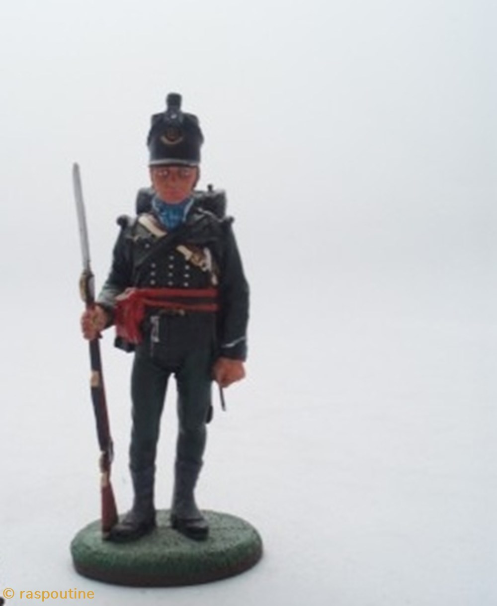 Sergent 95e Régiment de Fusilier 1811 figurines historiques epoque napoleonienne sergent 95e regiment de fusilier 1811
