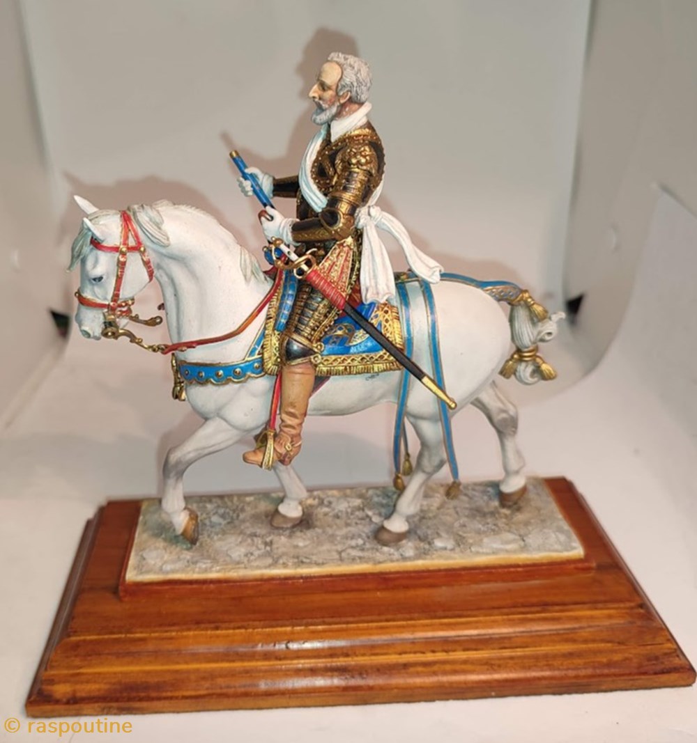 Henri IV sur son cheval blanc figurines historique henri iv sur son cheval blanc