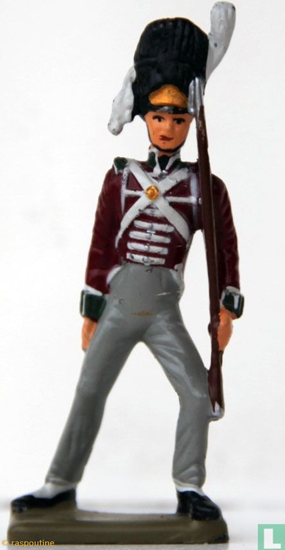 figurines historique epoque napoleonienne le fusilier du 23 eme royal welch fusiliers anglais