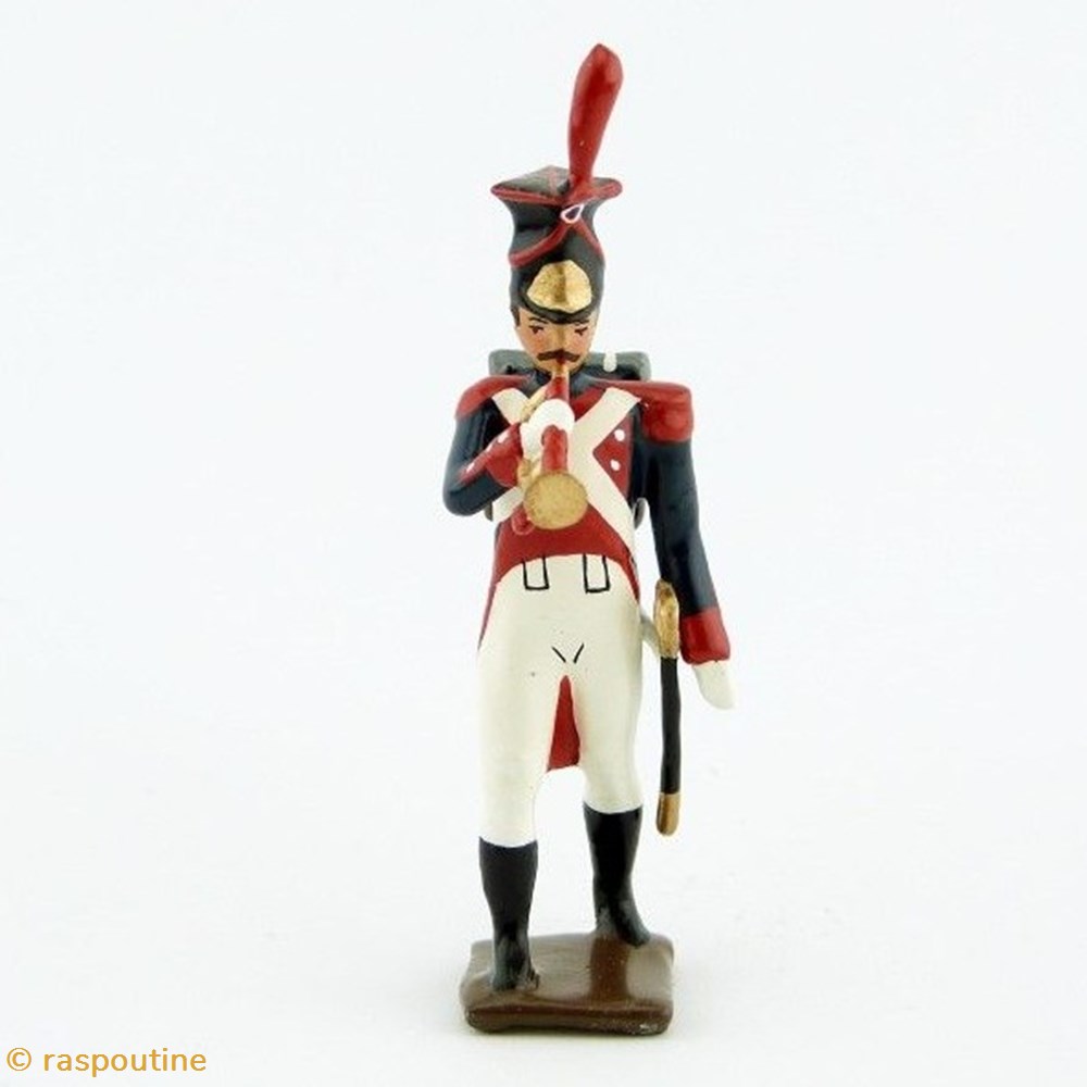 Clairon des grenadiers polonais, légion du nord (1806) figurines historique epoque napoleonienne clairon des grenadiers polonais legion du nord 1806