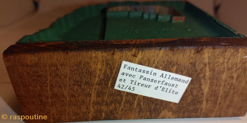Fantassin allemand avec panzer Faust et tireur d'élite 42/45 5 figurines historique seconde guerre mondiale fantassin allemand avec panzer faust et tireur elite 42 45