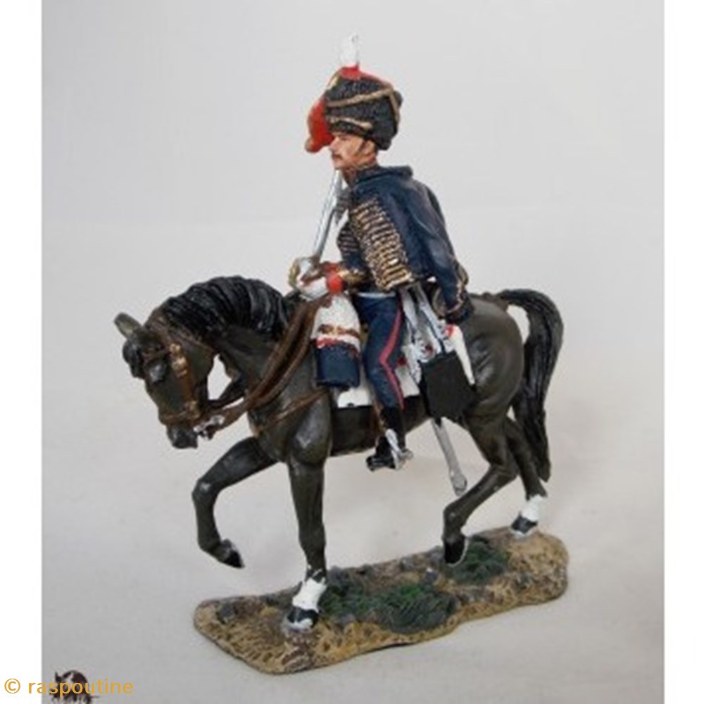 figurines historiques epoque napoleonienne soldat 1er de hussard legion allemande du roi 1815