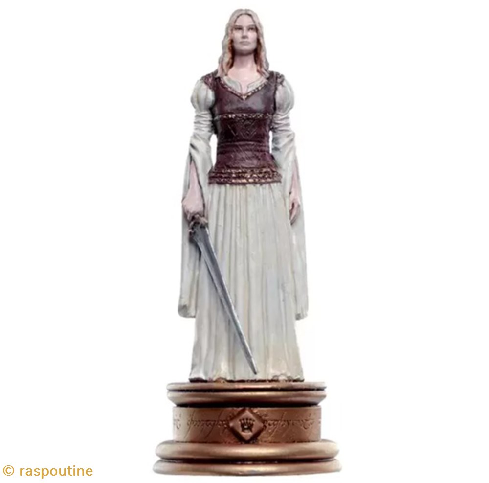 figurines jeux de plateaux seigneur des anneaux eowyn reine blanche