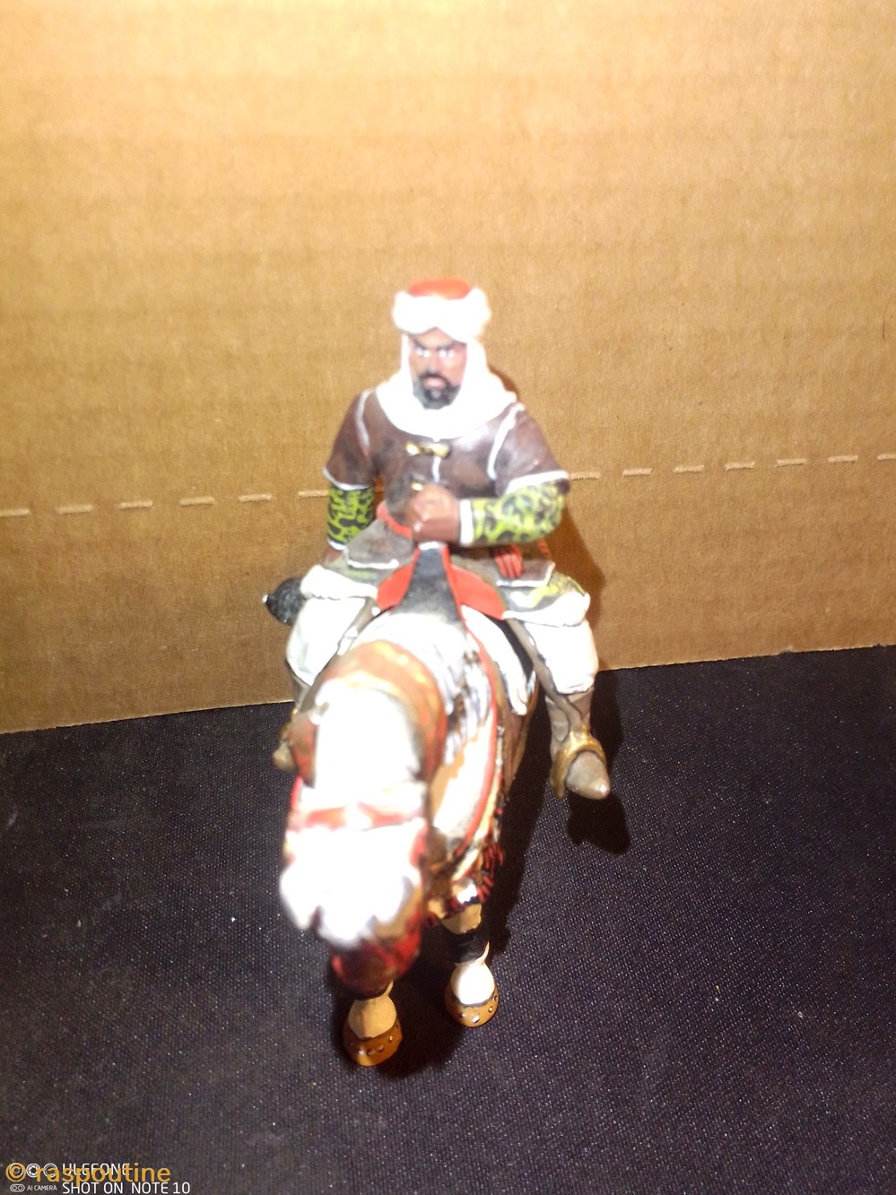 Le sultan kurde Saladin au IXème siècle... 3 figurines historiques moyen age le sultan kurde saladin au ixeme siecle