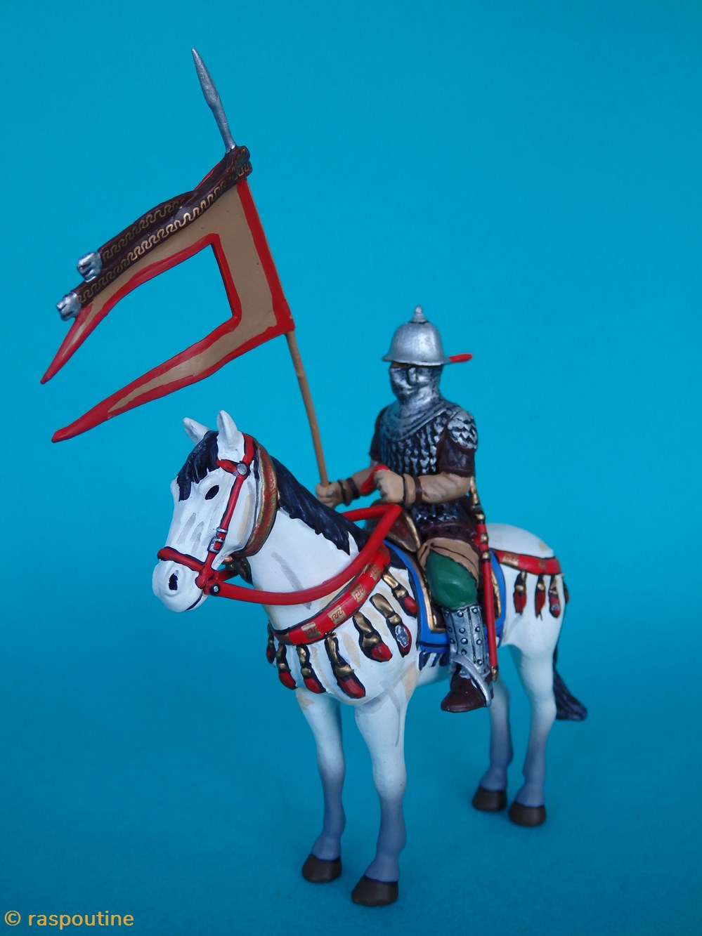 Porte étendard de Saladin, XII siècle figurines historiques moyen age porte etendard de saladin xii siecle