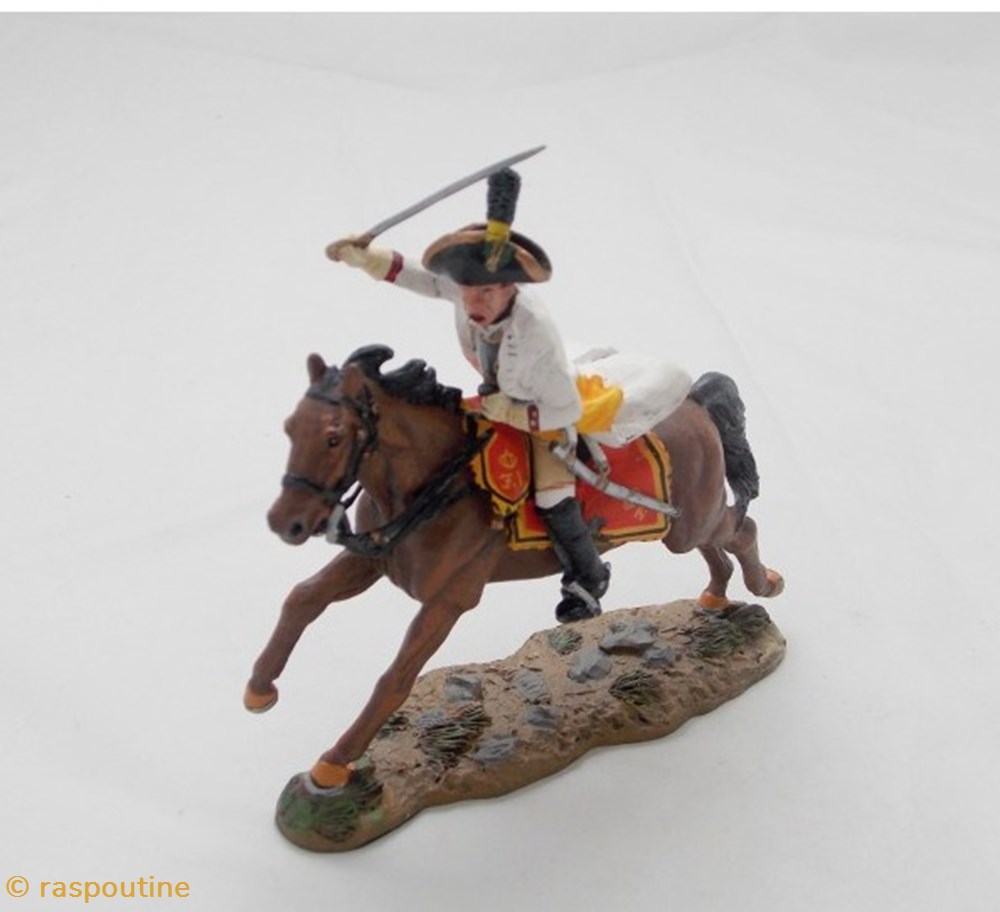 figurines historiques epoque napoleonienne officier de cuirassiers autriche 1796