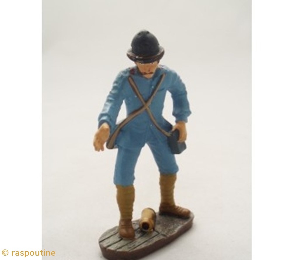 figurines historique premiere guerre mondiale artilleur tireur du canon de 75