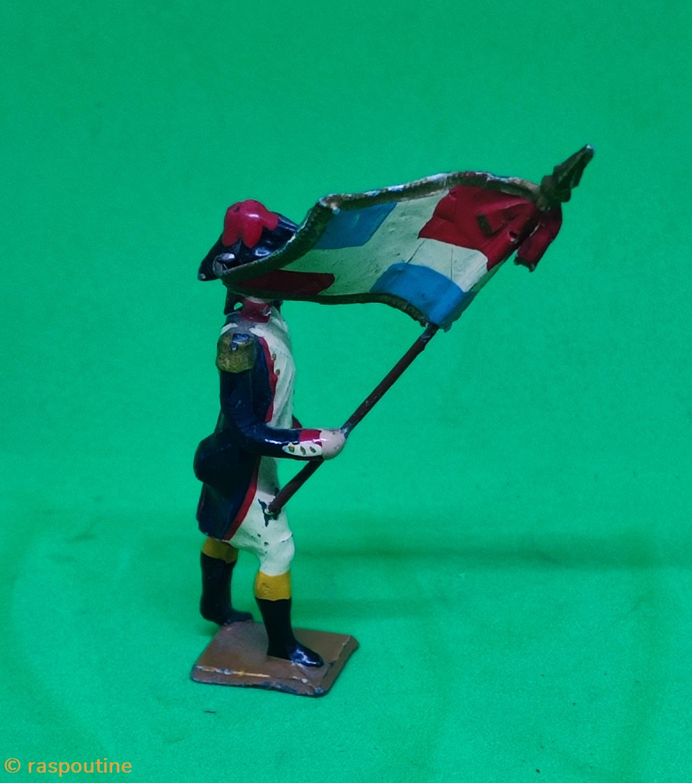 figurines historique francaise drapeau des volontaires 1793 et de infanterie revolution 1794