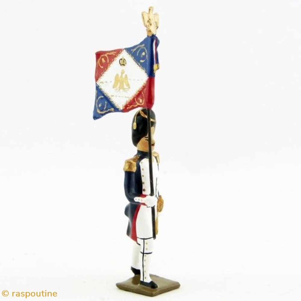 Porte-drapeau des grenadiers de la garde (1804) figurines historique epoque napoleonienne porte drapeau des grenadiers de la garde 1804