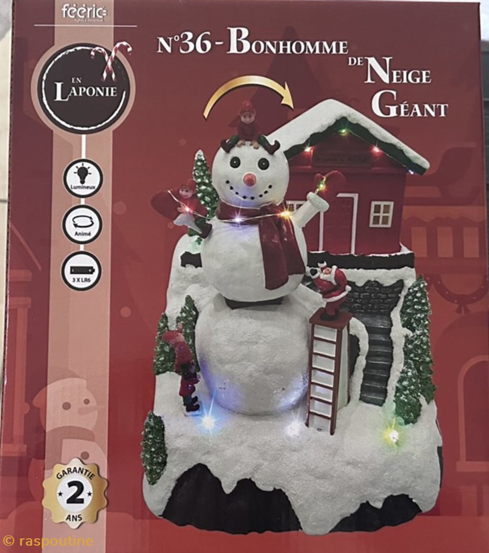 Bonhomme de neige géant 3 divers decorations magnets autocollants bonhomme de neige geant