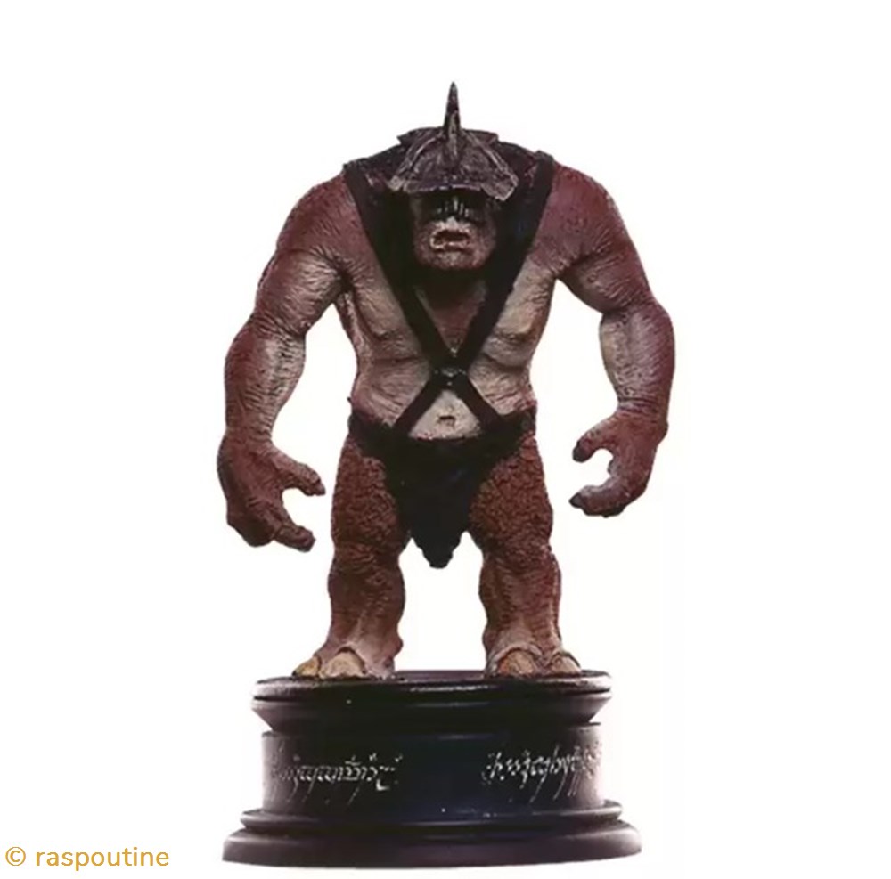 Troll de Siège (Pion Noir) figurines jeux plateaux seigneur des anneaux troll de siege pion noir