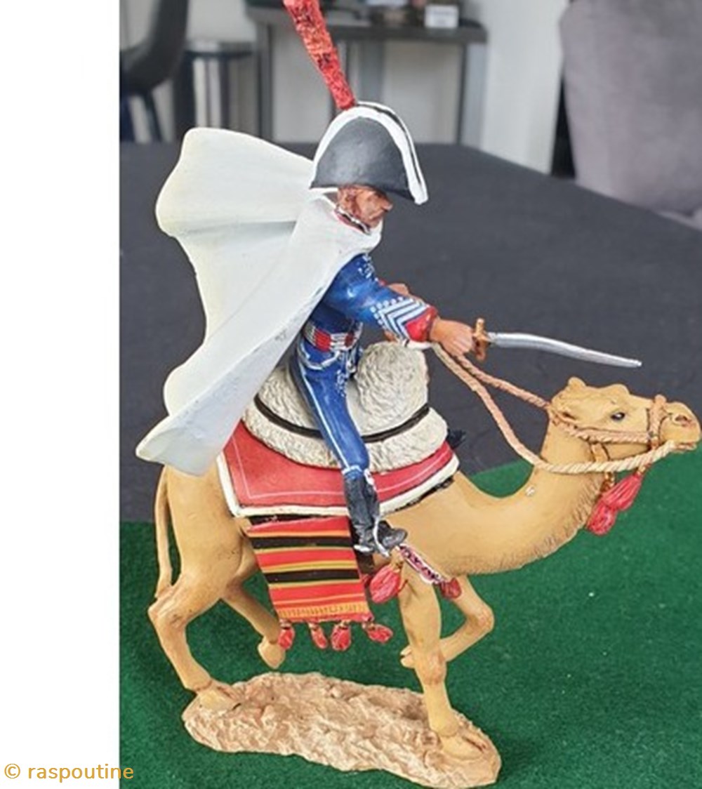 Capitaine François Régiment Dromadaire 1798 figurines historique epoque napoleonienne capitaine francois regiment dromadaire 1798