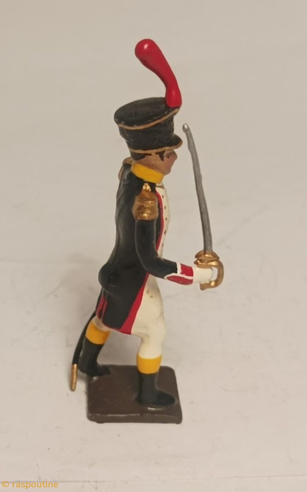 Officier des fusiliers saint cyr (1812) 4 figurines historique epoque napoleonienne officier des fusiliers saint cyr 1812