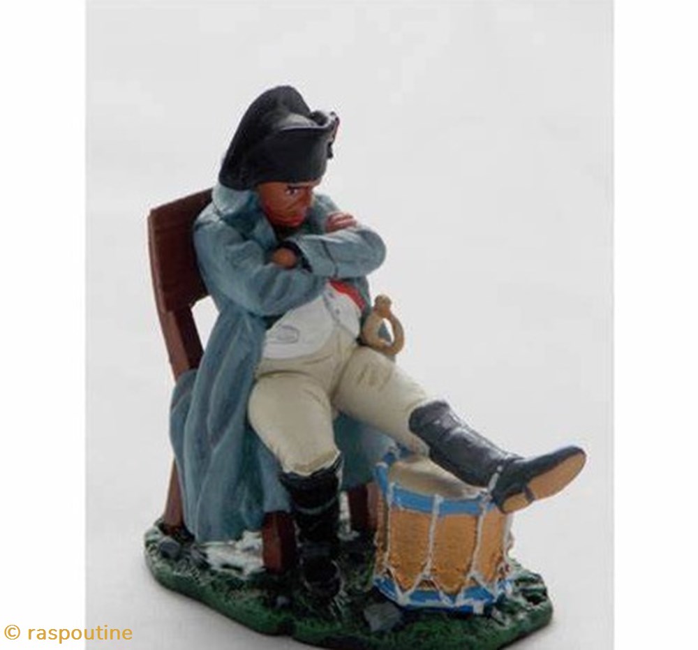Napoléon 1er assoupi - Austerlitz figurines historique epoque napoleonienne napoleon 1er assoupi austerlitz