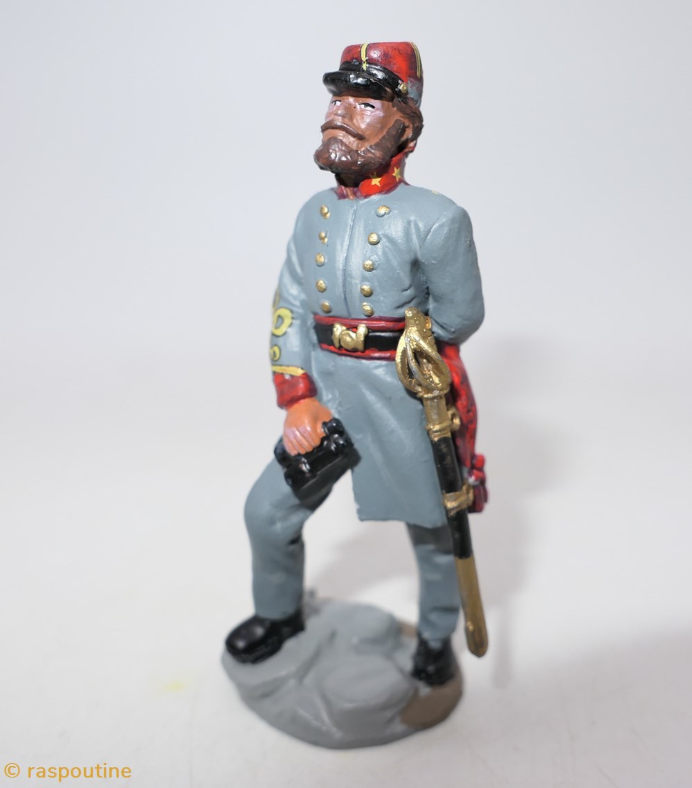 Confederate Artillery Officer figurines historique guerre civile americaine confederate artillery officer