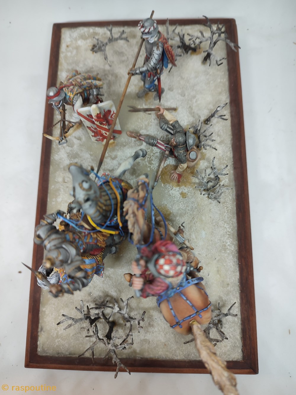 figurines historique moyen age bataille azincourt