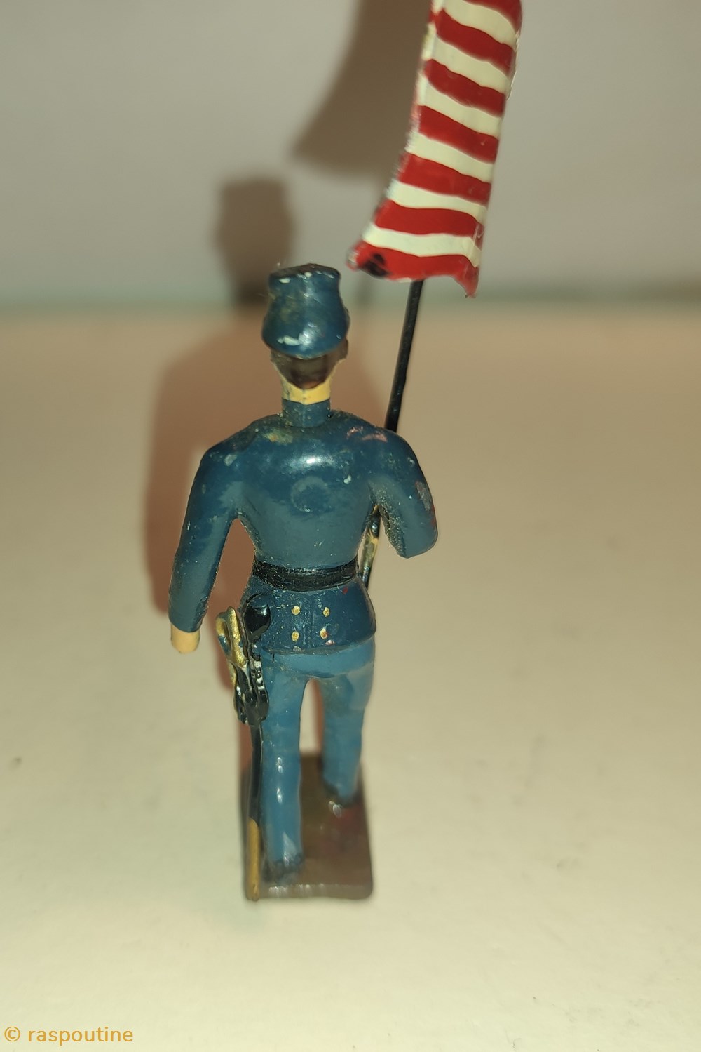 Soldat nordiste de l'Union avec le drapeau de nordiste 3 figurines historique guerre civile americaine soldat nordiste de union avec le drapeau de nordiste