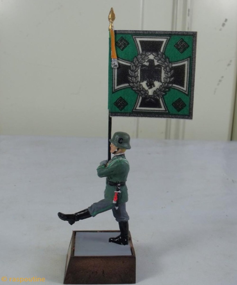 Abanderado cazadores de montana , Alemania 1939-45 4 figurines historique seconde guerre mondiale abanderado cazadores de montana alemania 1939 45