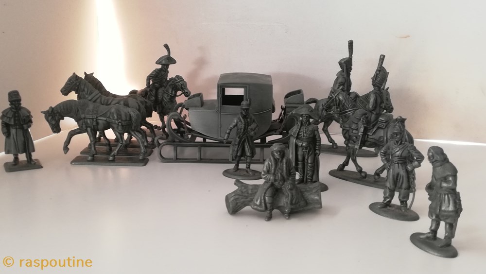 figurines historique epoque napoleonienne la retraite de russie 1812