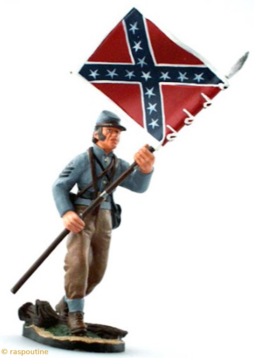 Sergeant 15th Alabama volunteer infantry figurines historique guerre civile americaine sergeant 15th alabama volunteer infantry