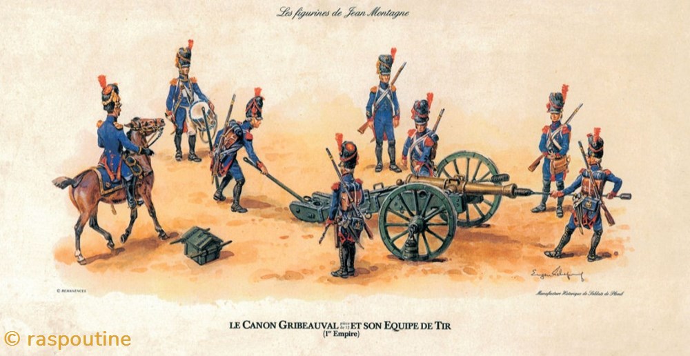 Equipe de tir de l'artillerie à pied de la garde Austerlitz 1803 4 figurines historique epoque napoleonienne equipe de tir de artillerie a pied de la garde austerlitz 1803