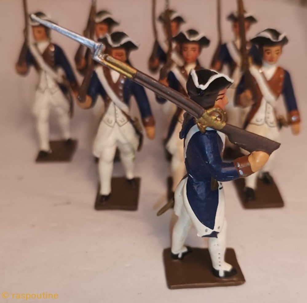 figurines historique guerre civile americaine fantassin de etat de new york new jersey