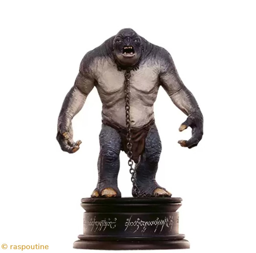 figurines jeux de plateaux seigneur des anneaux troll pion noir