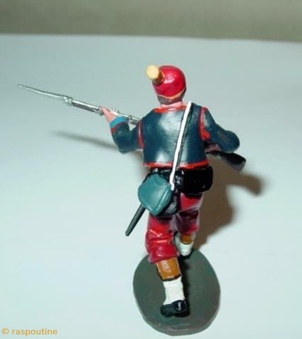 Union 114TH Pennsylvania Volunteer INFANTRY ZOUAVE 2 figurines historique guerre civile americaine union 114th pennsylvania volunteer infantry zouave