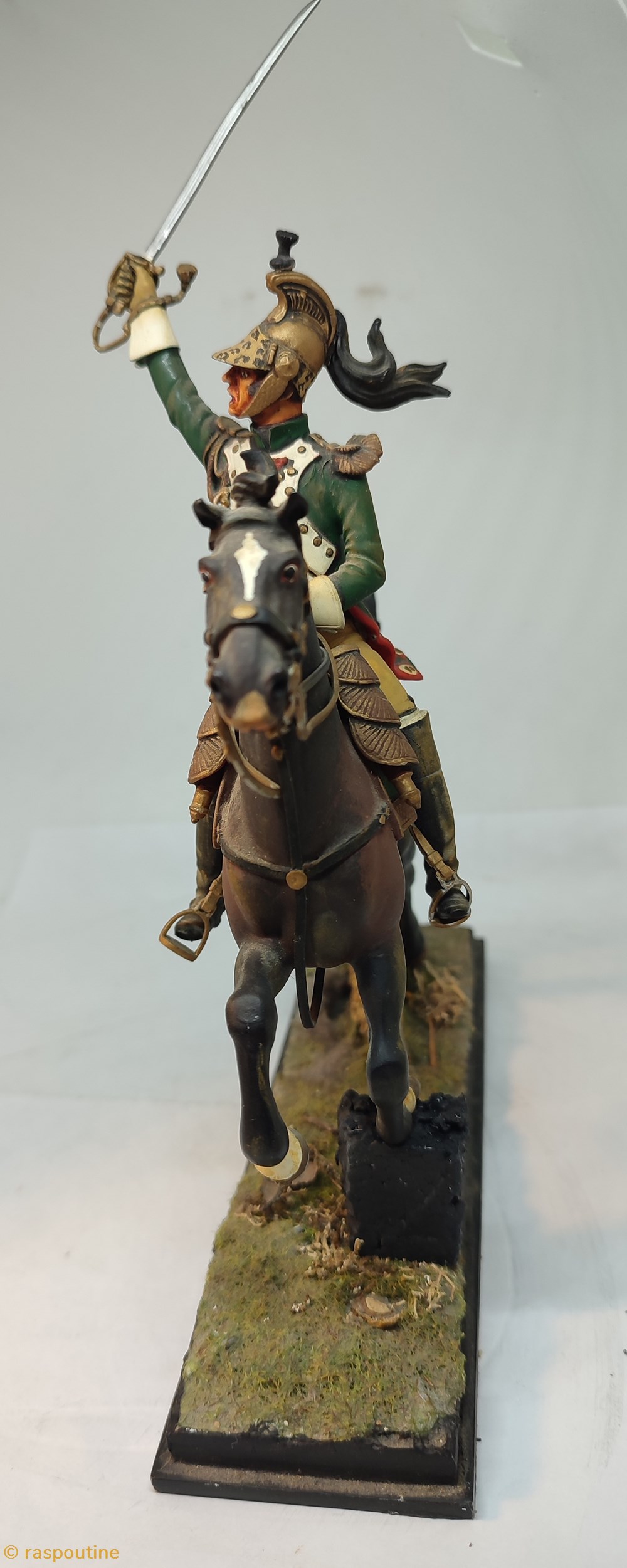 Officier des Dragons de la Garde Impériale 4 figurines historique epoque napoleonienne officier des dragons de la garde imperiale