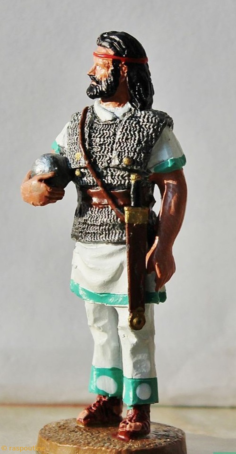 Noble Ghassanide VIe siècle après JC figurines historique antiquite noble ghassanide vie siecle apres jc