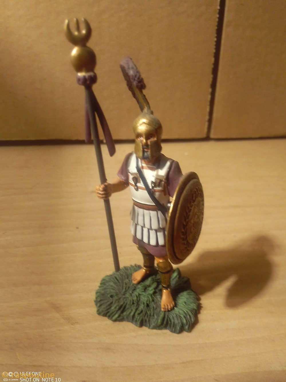 Macedonian standard bearer 4th Century BC figurines historiques antiquite macedonian standard bearer 4th century bc