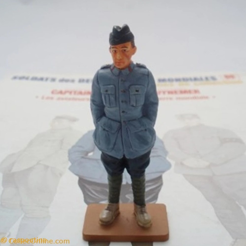 Capitaine Georges Guynemer 1916 (Aviateur 1ere Guerre Mondiale) figurines historiques premiere capitaine georges guynemer 1916 aviateur 1ere guerre mondiale