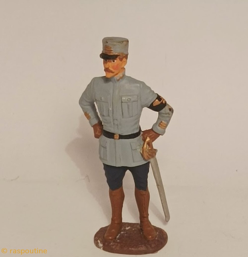 Off. Commandant de la 30ème Cie d'aérostiers figurines historique premiere guerre mondiale off commandant de la 30eme cie aerostiers