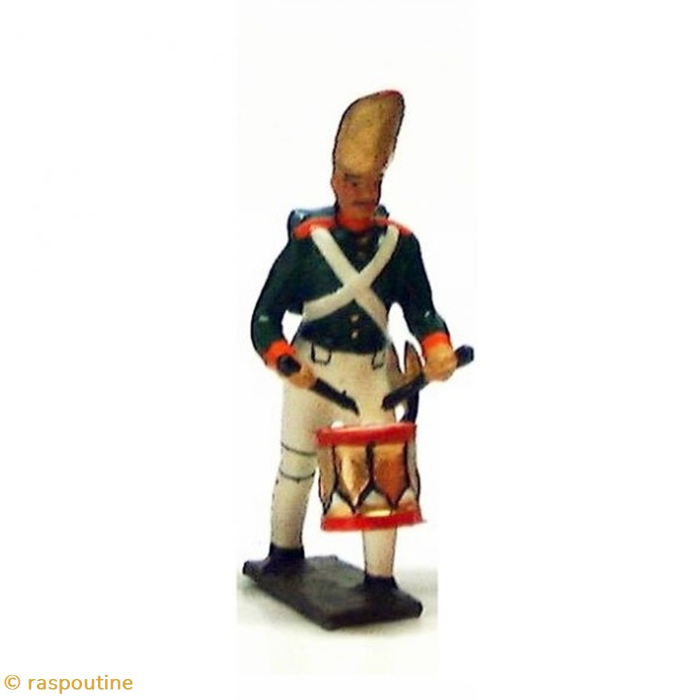 Tambour des grenadiers russes (Régiment de la Garde Pavlovski) 1807 figurines historique epoque napoleonienne tambour des grenadiers russes regiment de la garde pavlovski 1807