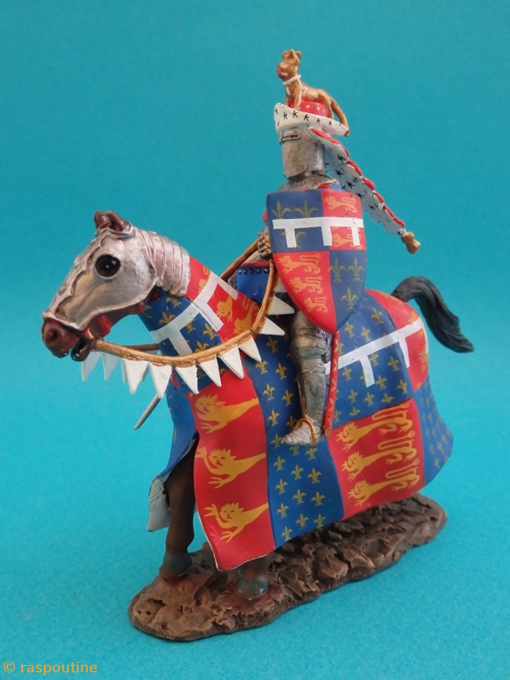 Prince noir - 1356 figurines historiques moyen age prince noir 1356