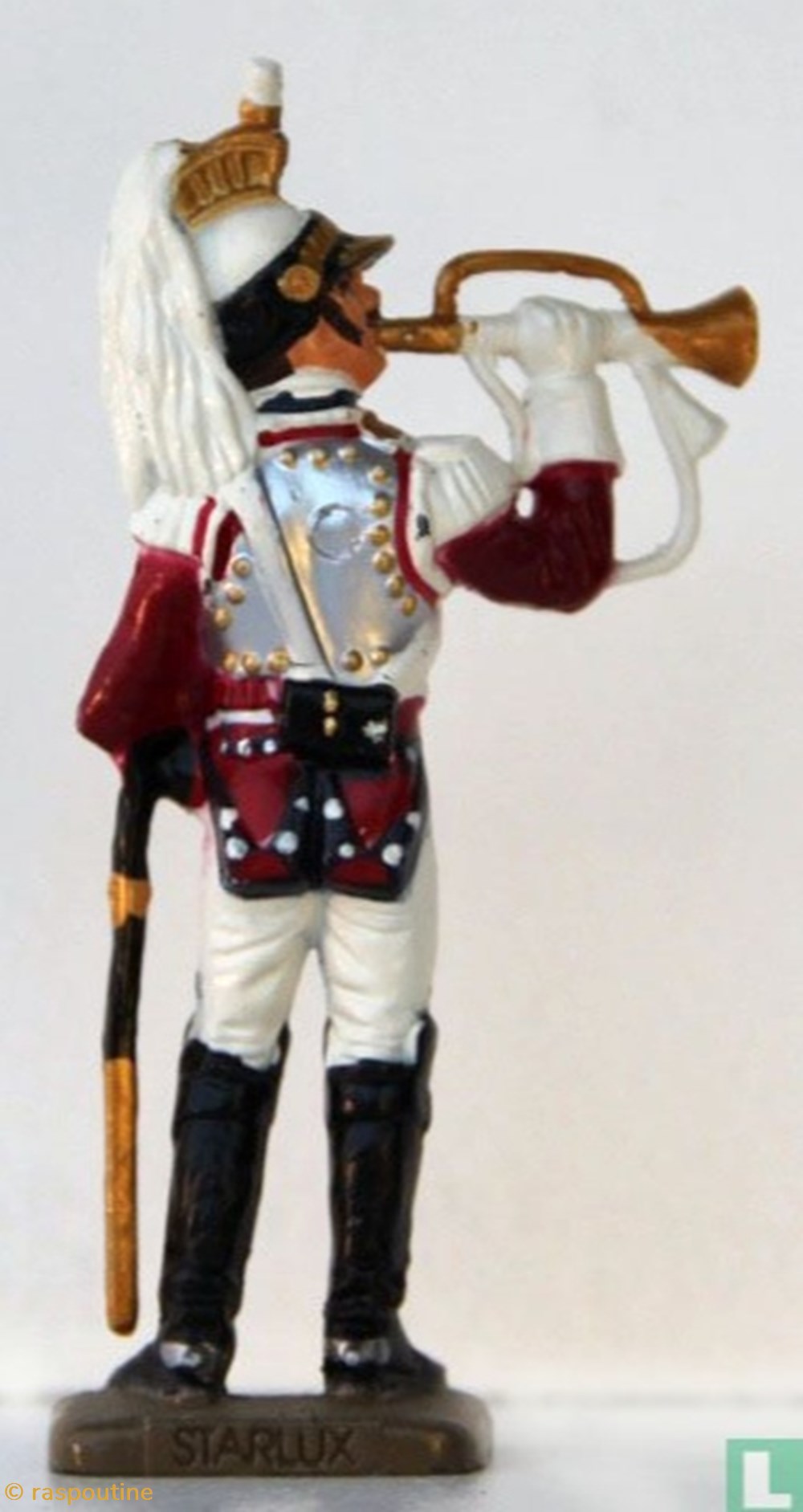 Le trompette du 13 -ème régiment de cuirassier figurines historique epoque napoleonienne le trompette du 13 eme regiment de cuirassier