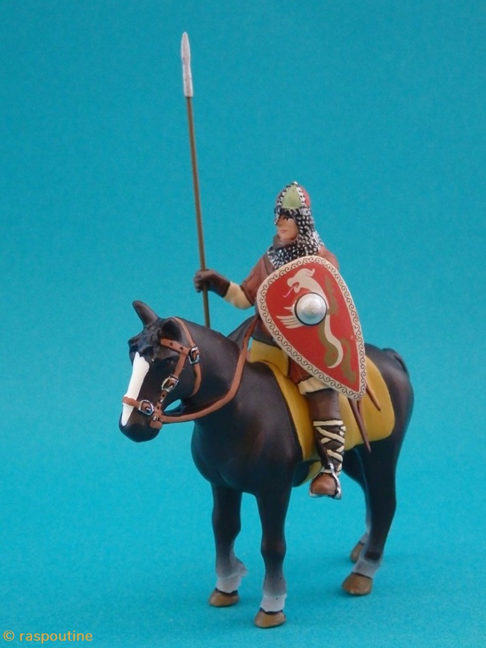 Cavalier normand, X siècle figurines historiques moyen age cavalier normand x siecle