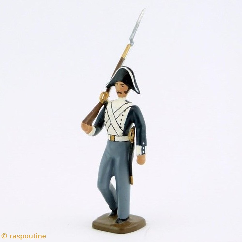 Fantassin du 18e régiment de ligne prussien (1806) figurines historique epoque napoleonienne fantassin du 18e regiment de ligne prussien 1806