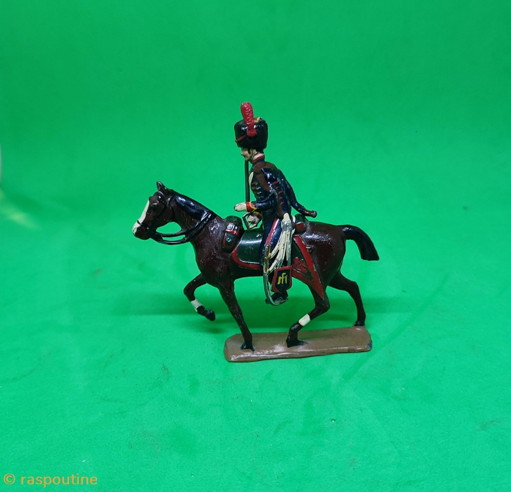 Cavalier des artilleurs à cheval (1809) 2 figurines historique epoque napoleonienne cavalier des artilleurs a cheval 1809