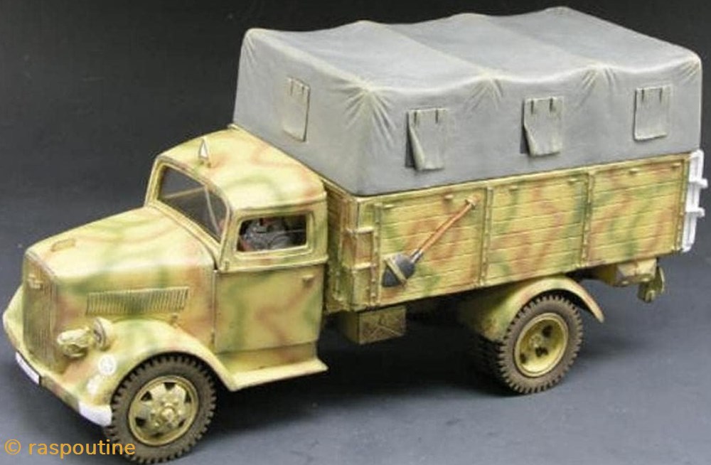 Opel Blitz German Truck figurines historique seconde guerre mondiale opel blitz german truck