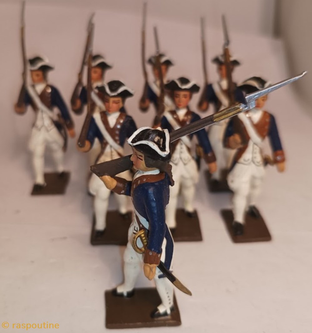 figurines historique guerre civile americaine fantassin de etat de new york new jersey