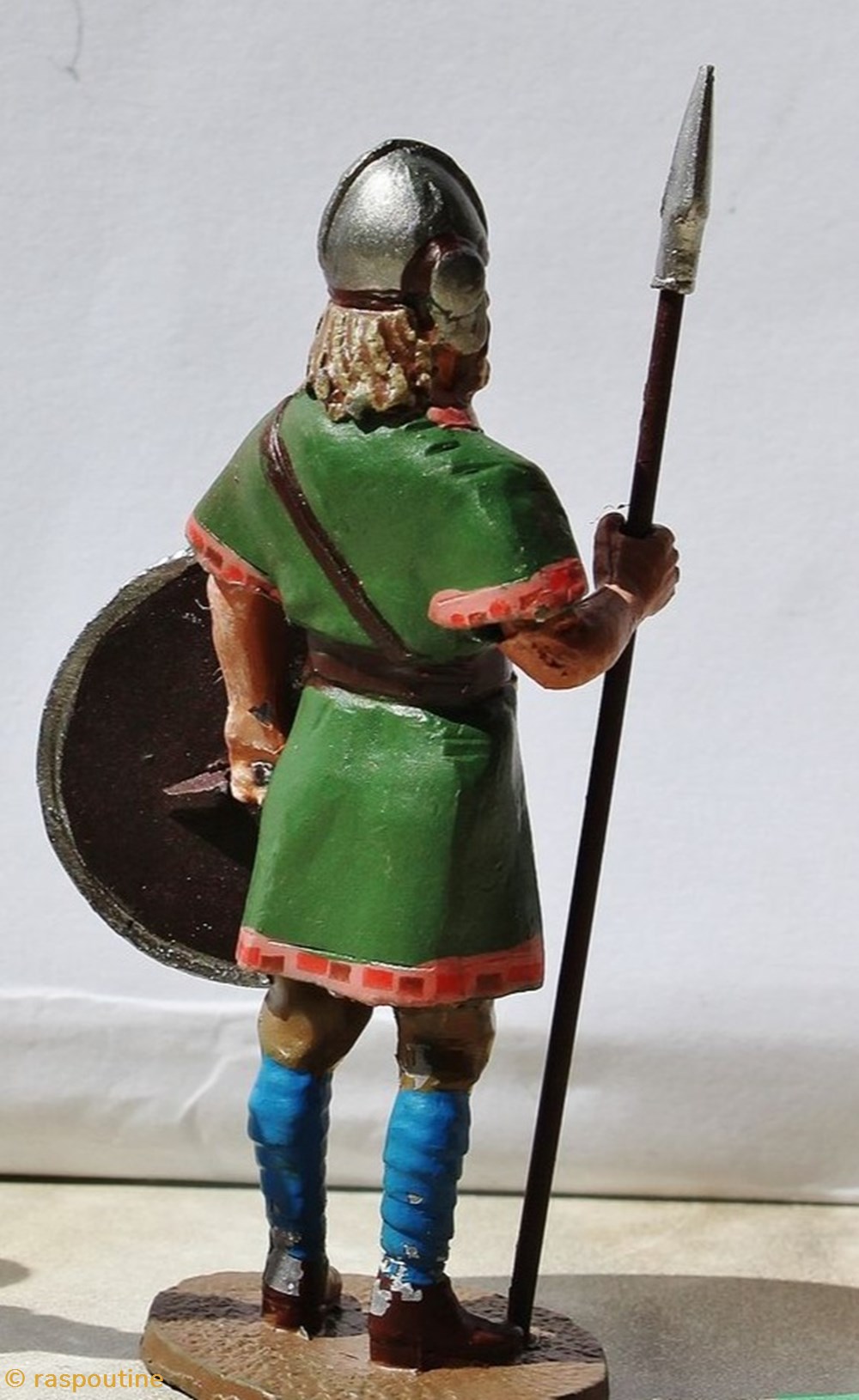 figurines historique antiquite guerrier wisigoth