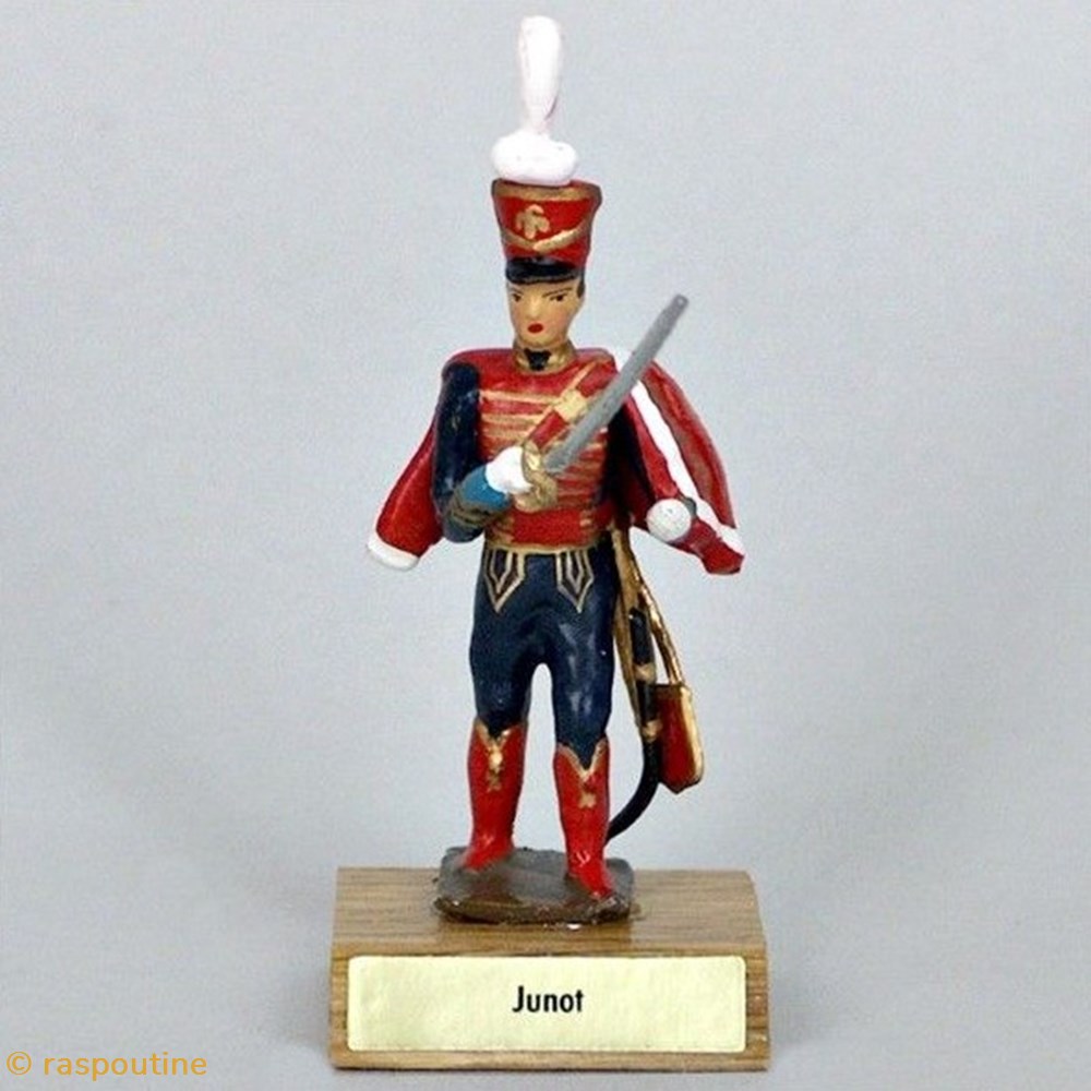 Général Junot sur socle bois figurines historique epoque napoleonienne general junot sur socle bois